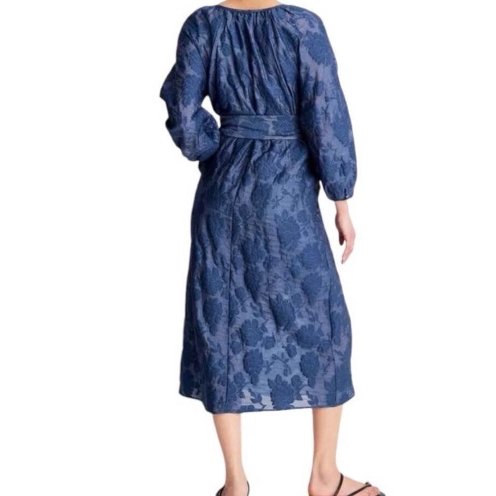 Gorgeous spring blue floral dress XS nwt - Picture 3 of 10